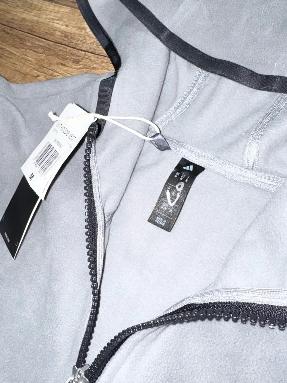 Adidas Ultimate365 Fleece Hoodie Full Zip Golf Vest Lake Powell Mens M